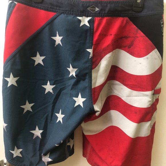 O'Neil American Flag Board Shorts - Picture 2 of 3
